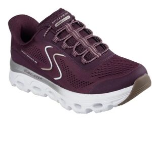 NIB Women's Skechers 180272 Glide Step Slip in Running Shoes BUGD-BURGU Sz 11